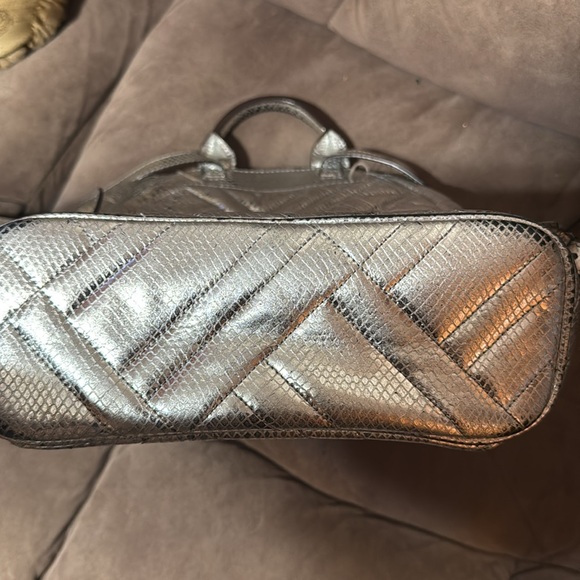 Silver Michael Kors leather backpack - Picture 9 of 13